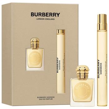 burberry mini her perfume set|burberry goddess perfume gift set.